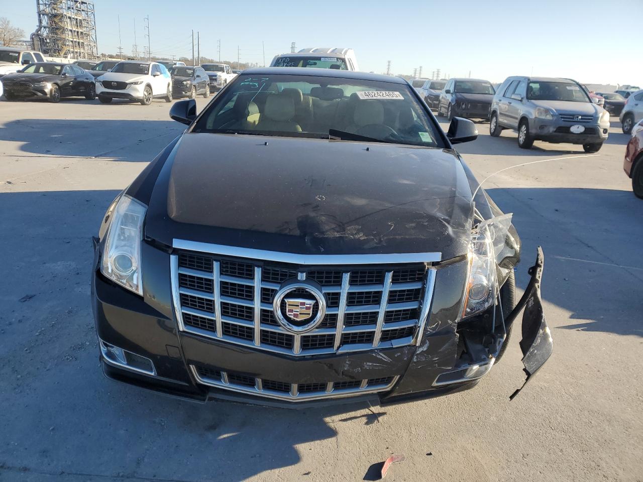 2013 Cadillac CTS VIN 1G6DK1E33D0173346 Copart auction photo, front end damage thumbnail 5