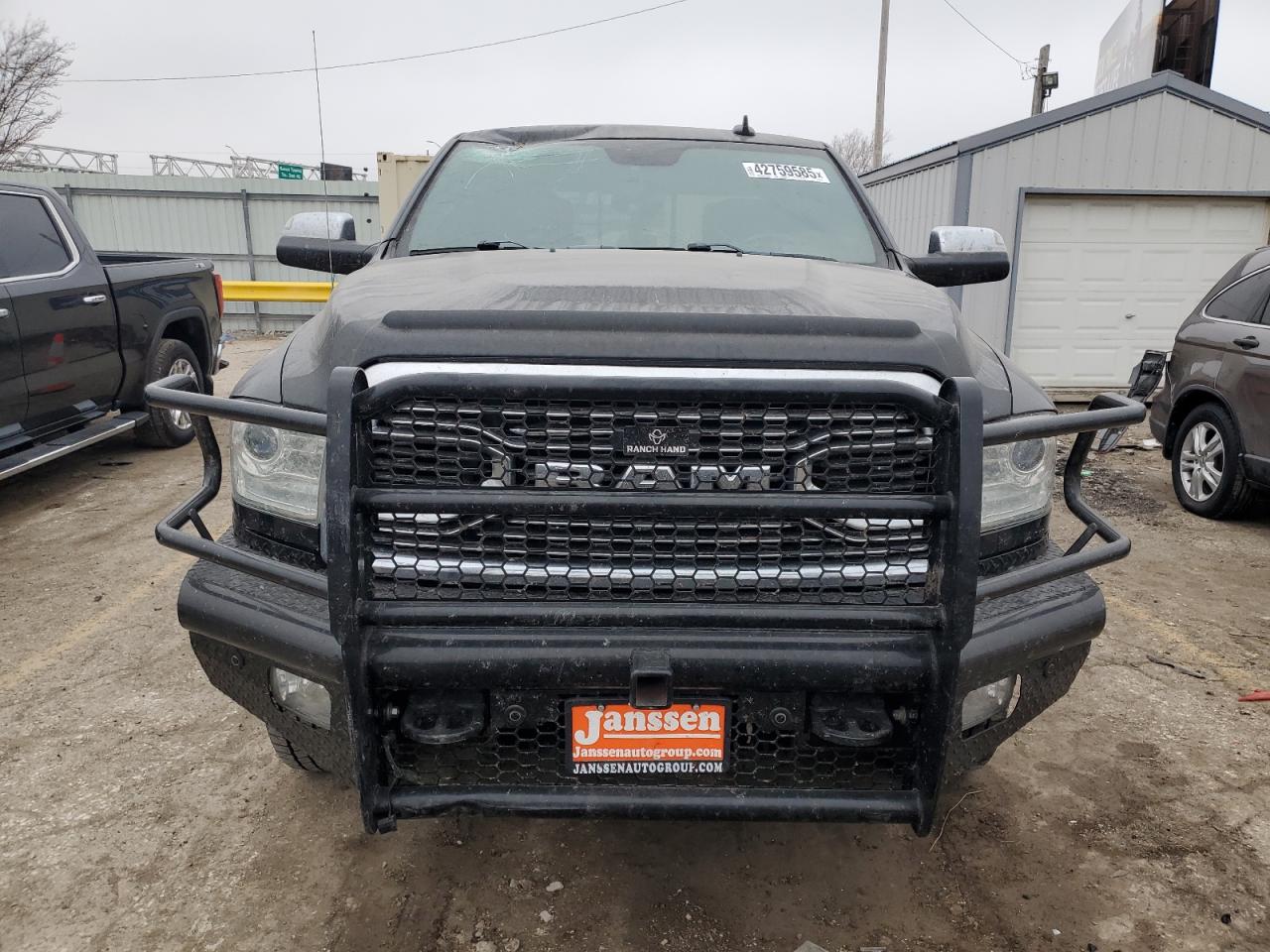 2018 RAM 2500 VIN 3C6UR5GL3JG213968 Copart auction photo, rear end damage thumbnail 5