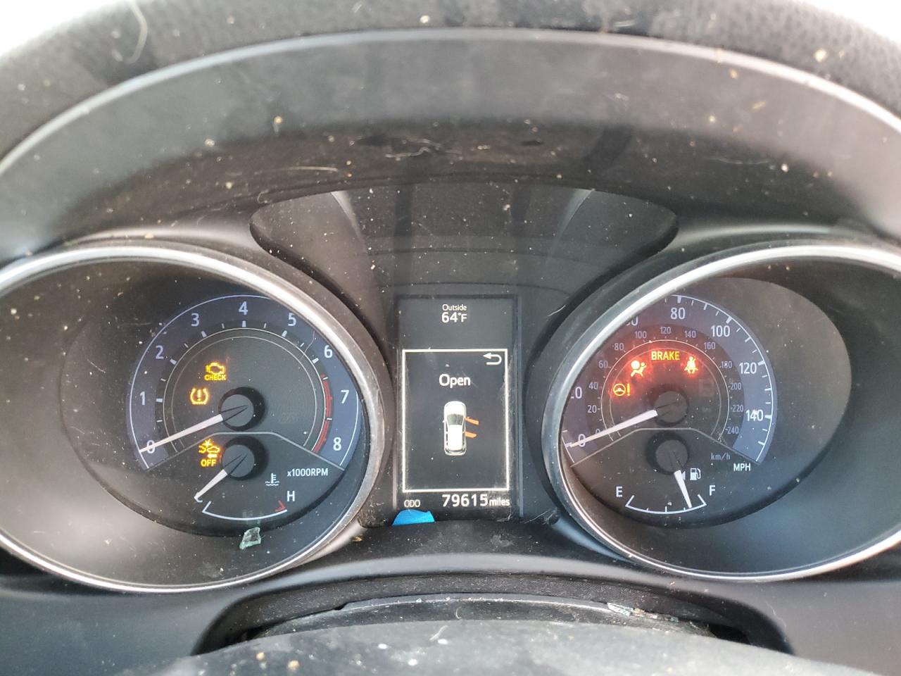 2018 Toyota Corolla VIN JTNKARJE5JJ571205 Copart auction photo, all over / rollover damage thumbnail 9
