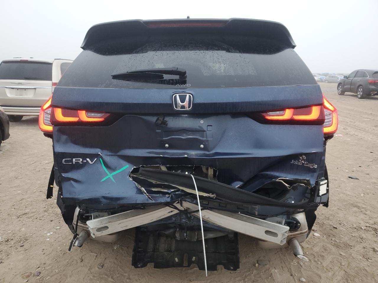 2023 Honda CR-V VIN 2HKRS4H71PH410216 Copart auction photo, rear end / front end damage thumbnail 6