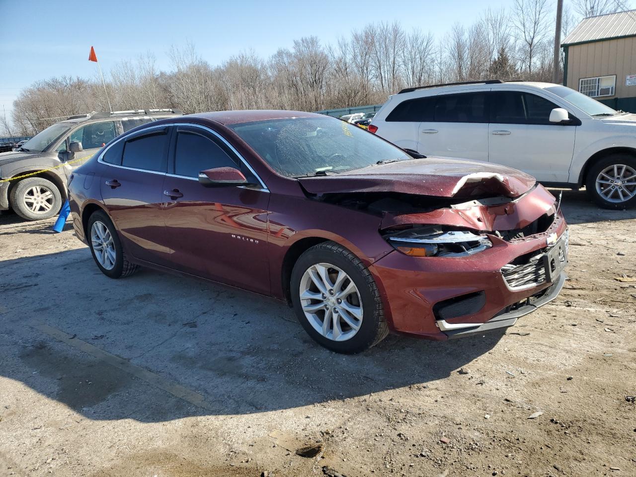 2016 Chevrolet Malibu VIN 1G1ZE5ST2GF235061 Copart auction photo, front end damage thumbnail 4
