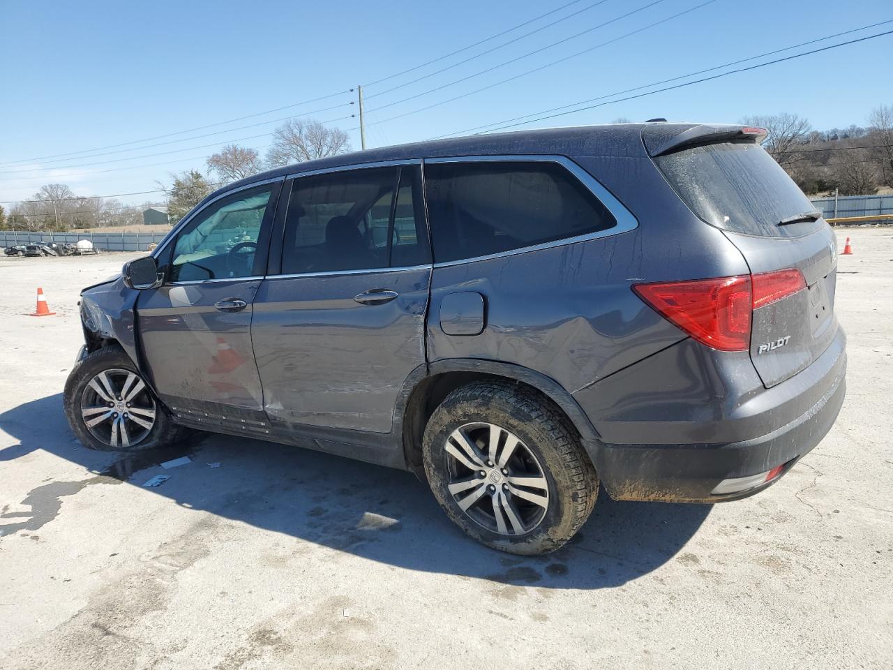 2016 Honda Pilot VIN 5FNYF6H51GB114315 Copart auction photo, front end / side damage thumbnail 2