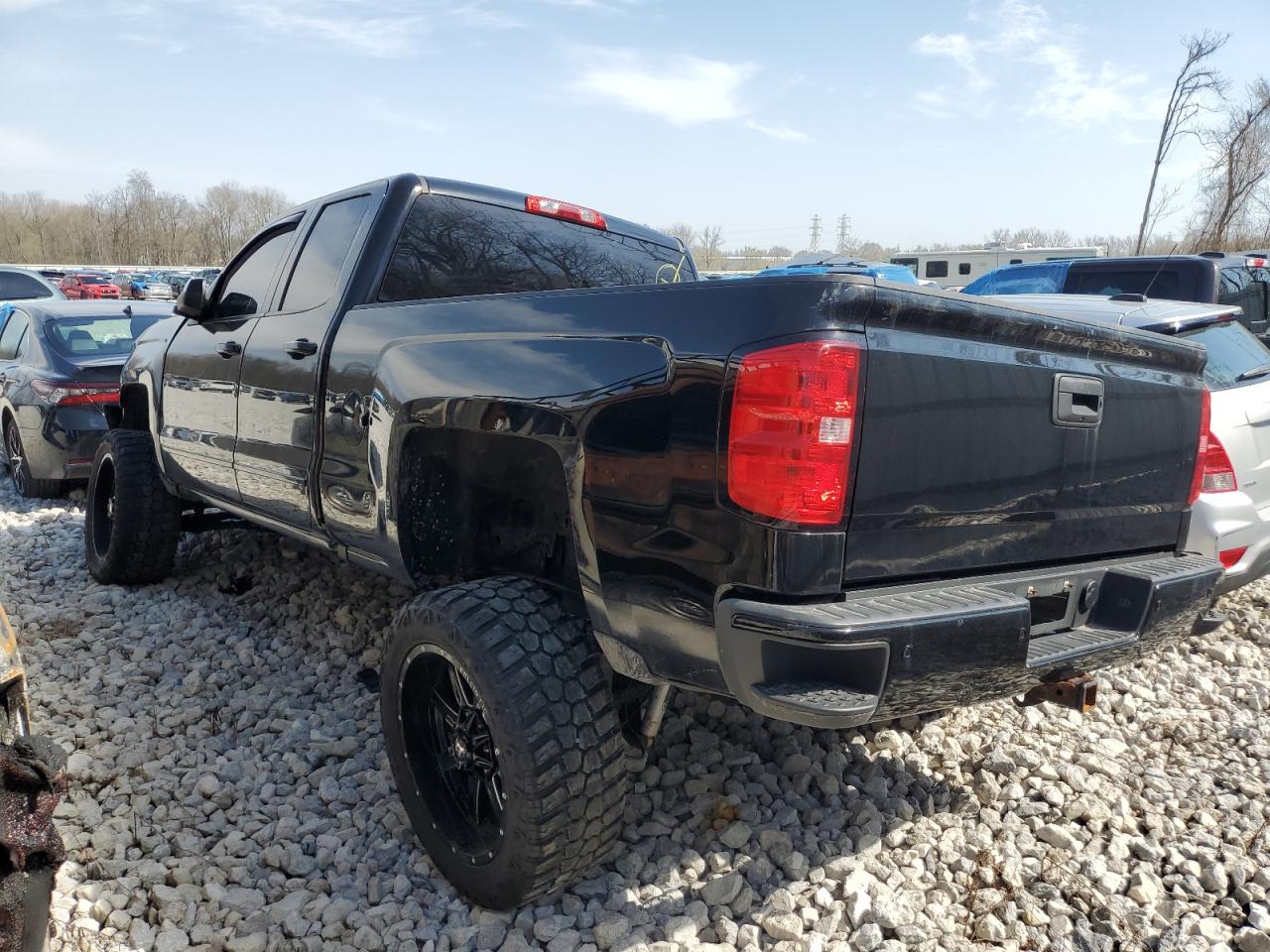 2018 Chevrolet Silverado VIN 1GCVKREC0JZ216189 Copart auction photo, front end / undercarriage damage thumbnail 2