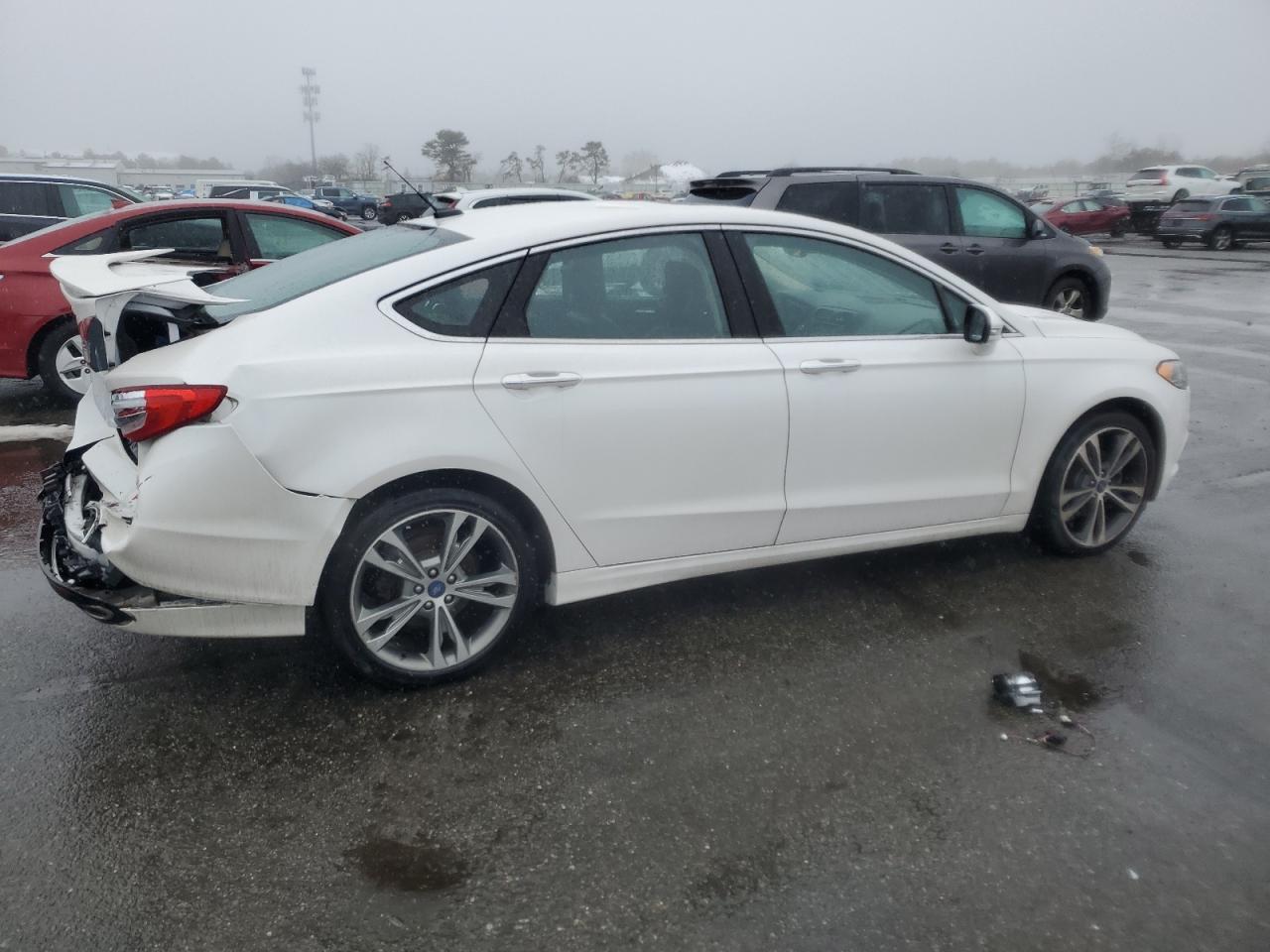 2017 Ford Fusion VIN 3FA6P0D99HR225727 Copart auction photo, rear end damage thumbnail 3
