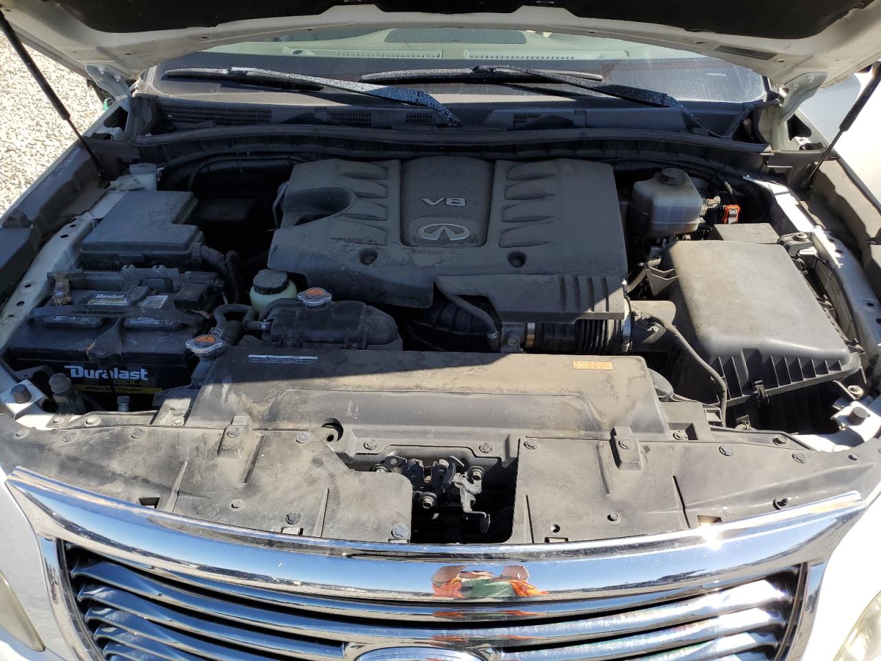 2012 Infiniti QX56 VIN JN8AZ2NE5C9017052 Copart auction photo, rear end / side damage thumbnail 14