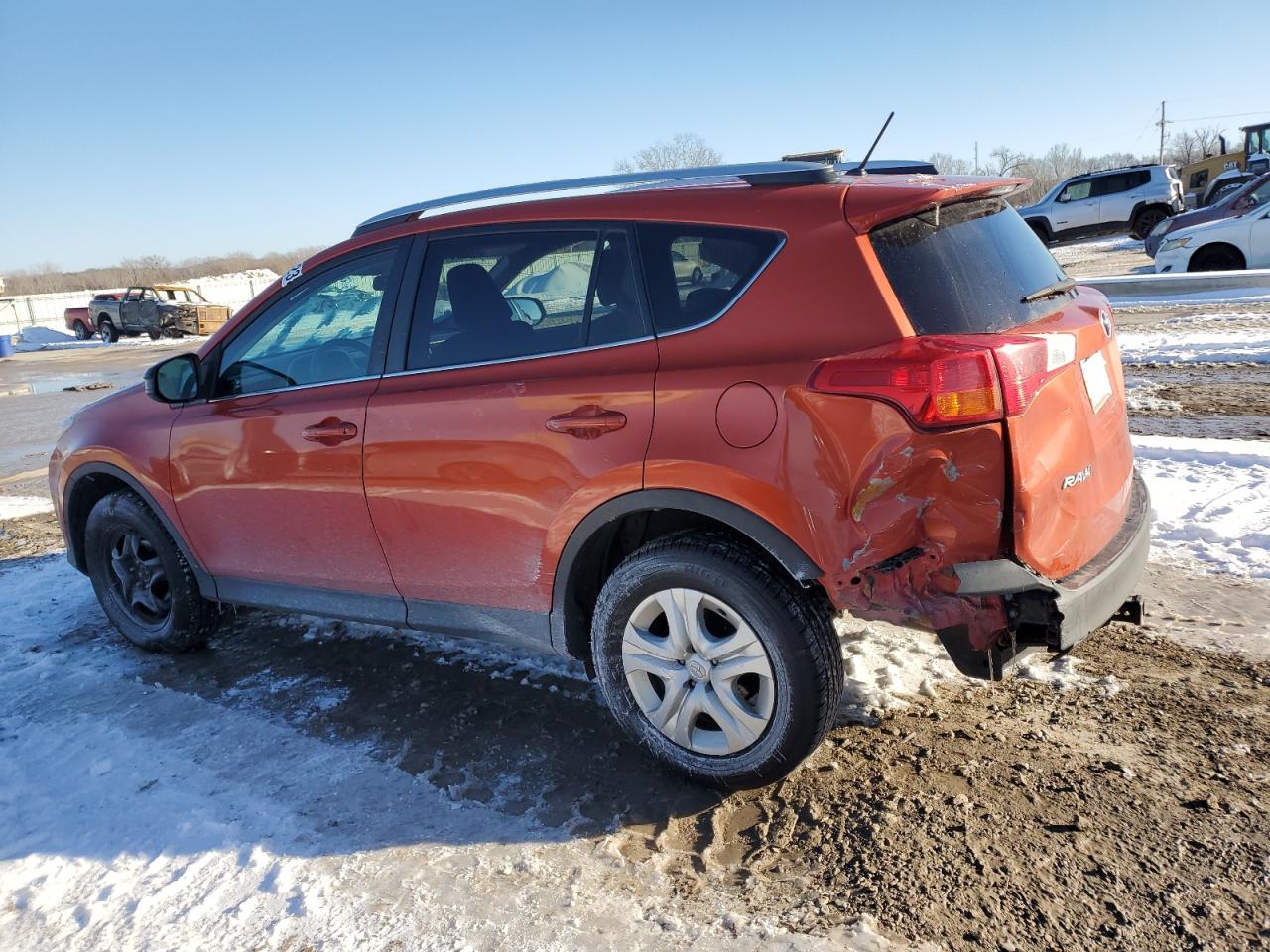 2015 Toyota RAV 4 VIN 2T3BFREV9FW266475 Copart auction photo, rear end damage thumbnail 2