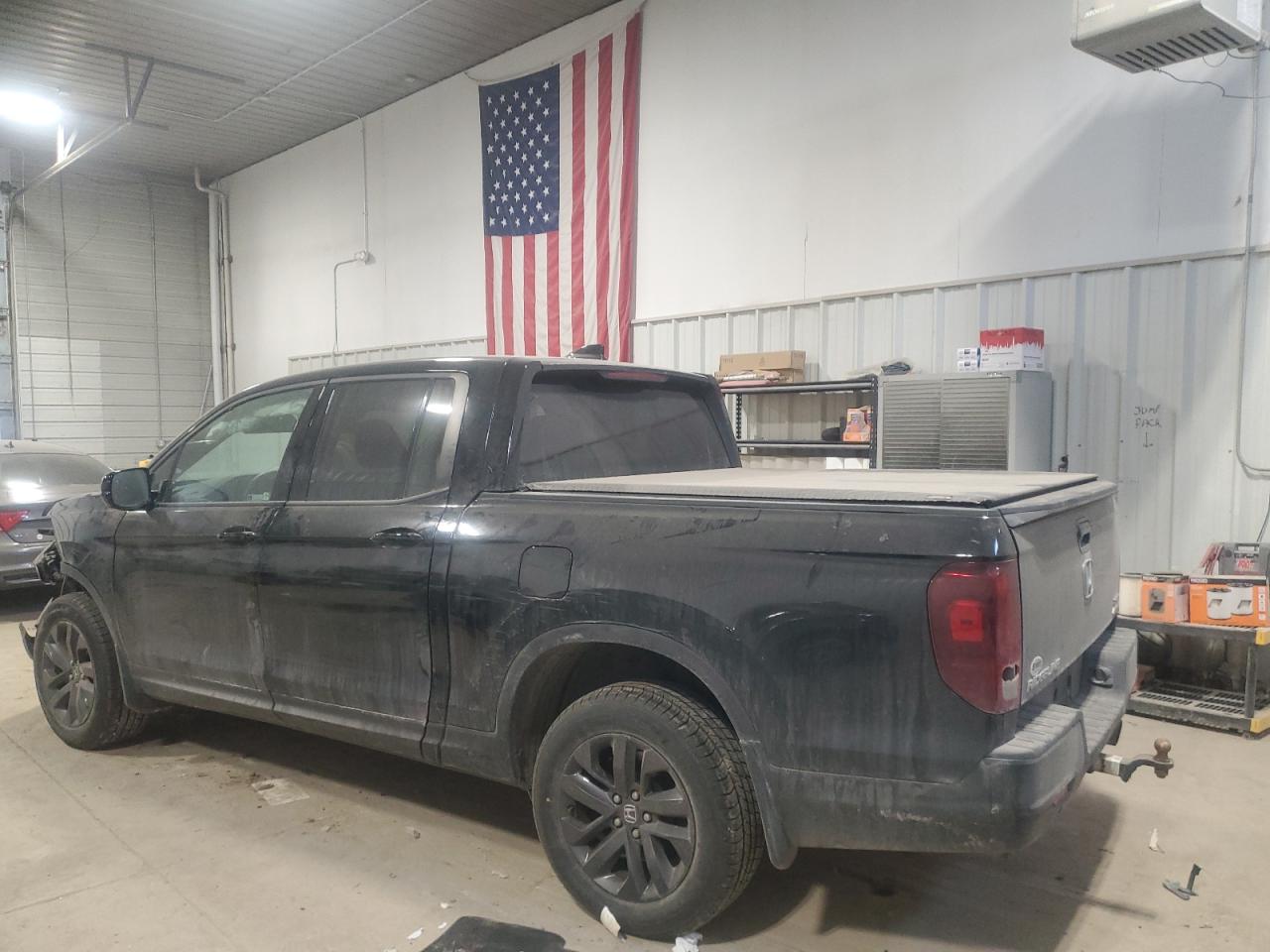2021 Honda Ridgeline VIN 5FPYK3F16MB011985 Copart auction photo, front end / mechanical damage thumbnail 2