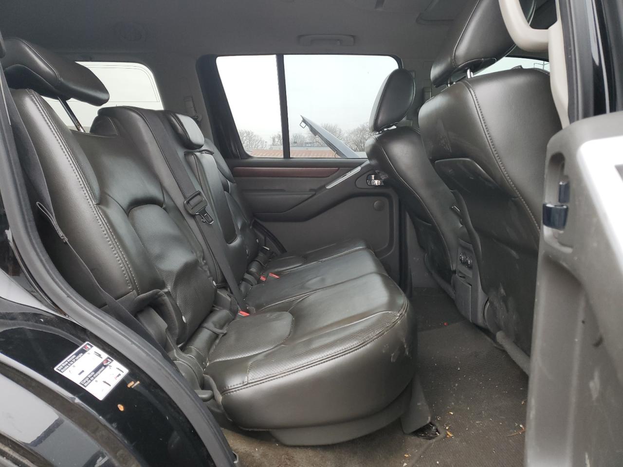 2010 Nissan Pathfinder VIN 5N1AR1NB8AC615756 Copart auction photo, side / rear end damage thumbnail 11