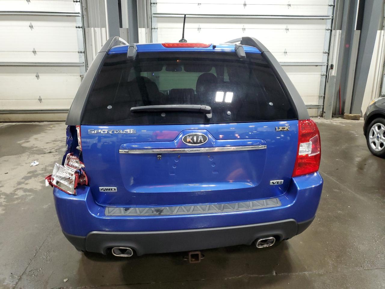 2010 KIA Sportage VIN KNDKGCA37A7715834 Copart auction photo, front end / rear end damage thumbnail 6