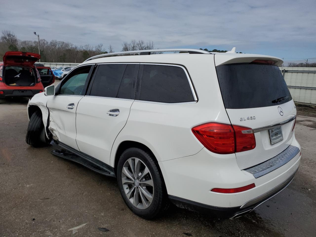 2014 Mercedes-Benz GL-klasse VIN 4JGDF7CE8EA292669 Copart auction photo, side / front end damage thumbnail 2