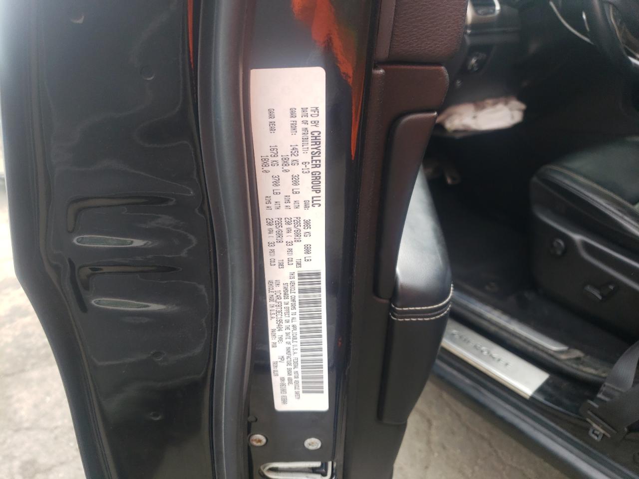 2014 Jeep Grand Cherokee VIN 1C4RJFBT3EC195404 Copart auction photo, front end damage thumbnail 14