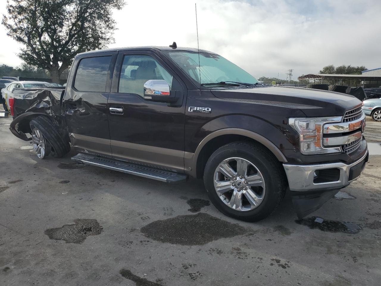 2018 Ford F-150 VIN 1FTEW1C52JFD66669 Copart auction photo, rear end / side damage thumbnail 4