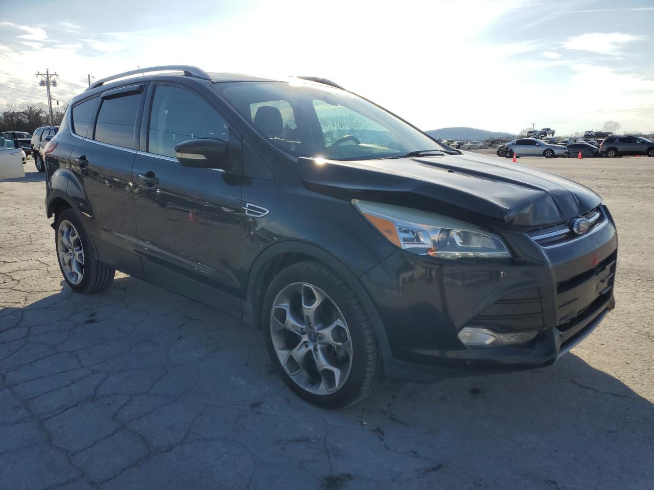 2014 Ford Escape VIN 1FMCU9JXXEUA91419 Copart auction photo, rear end / front end damage thumbnail 4