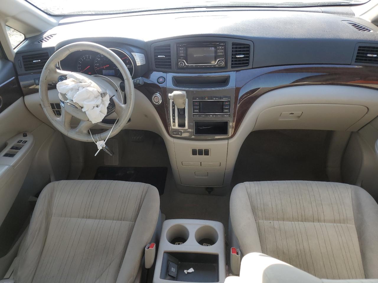 2015 Nissan Quest VIN JN8AE2KP1F9120667 Copart auction photo, front end damage thumbnail 8