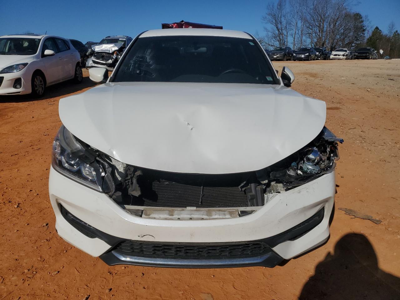 2016 Honda Accord VIN 1HGCR2F5XGA154643 Copart auction photo, front end damage thumbnail 5
