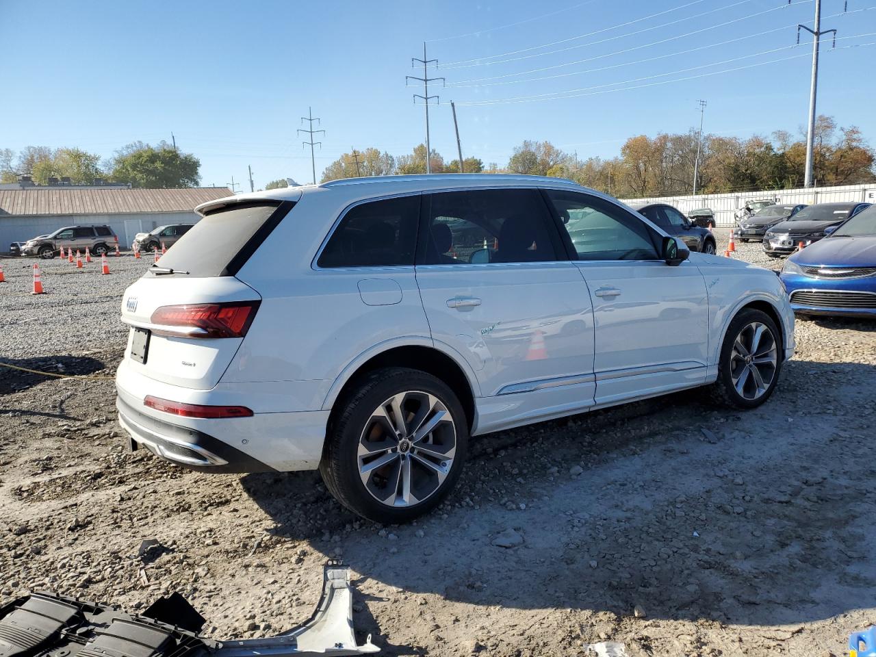 2022 Audi Q7 VIN WA1LXBF74ND016866 Copart auction photo, front end damage thumbnail 3