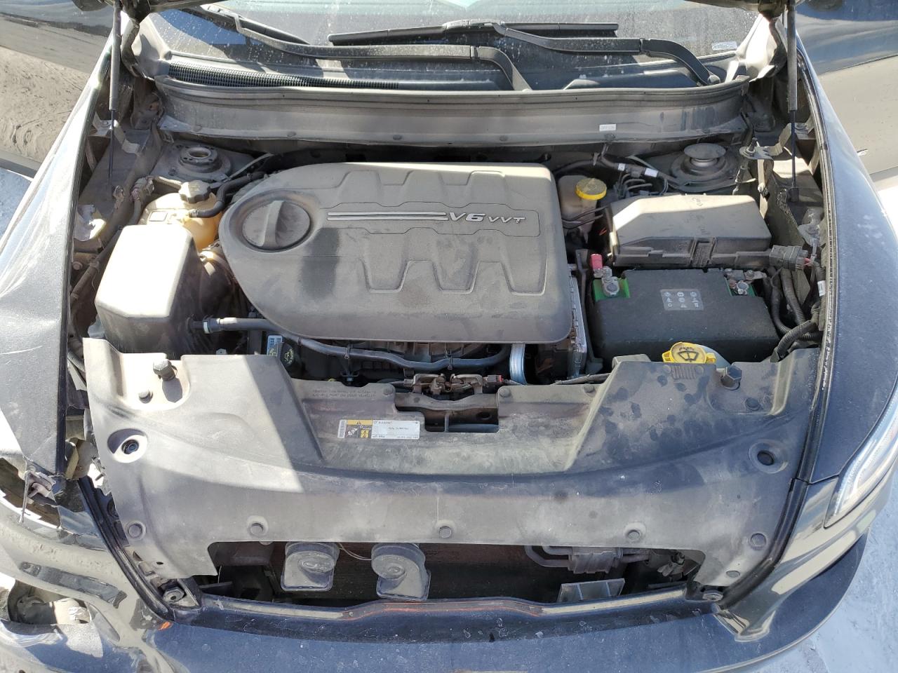 2016 Jeep Grand Cherokee VIN 1C4PJMDS1GW199887 Copart auction photo, undercarriage / front end damage thumbnail 12