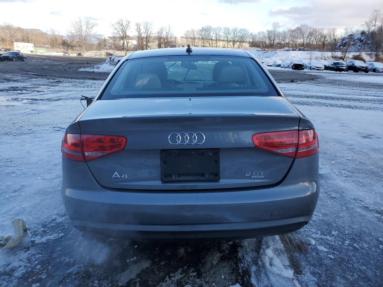 2014 Audi A4 VIN WAUBFAFL2EN038495 Copart auction photo, front end / side damage thumbnail 6