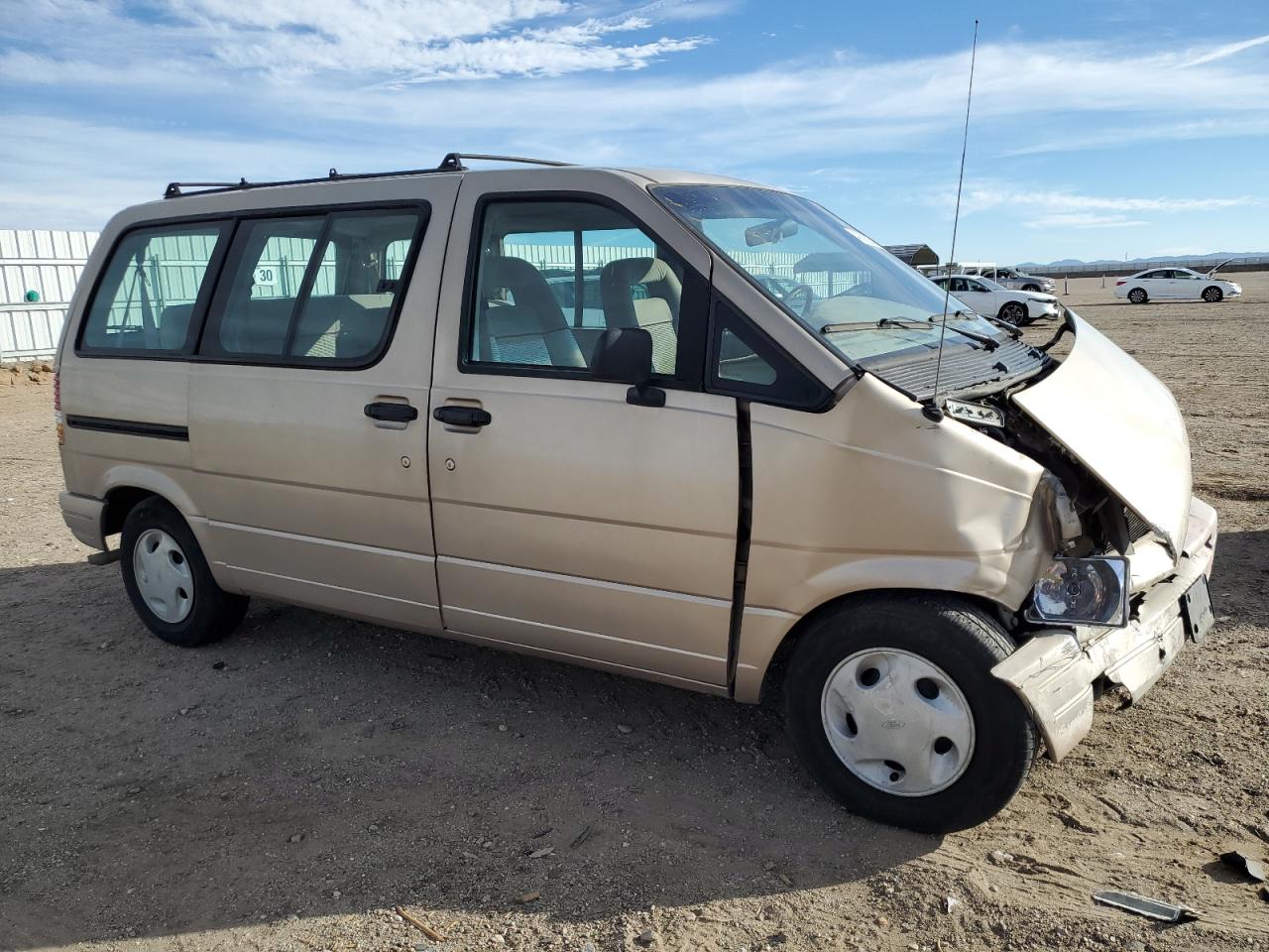 1996 Ford Aerostar VIN 1FMCA11U2TZB91868 Copart auction photo, front end damage thumbnail 4