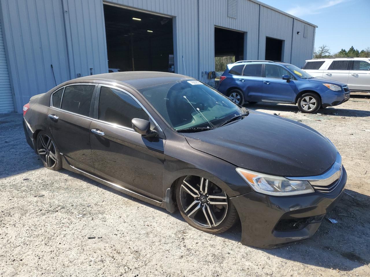 2017 Honda Accord VIN 1HGCR2F57HA285272 Copart auction photo, undercarriage damage thumbnail 4