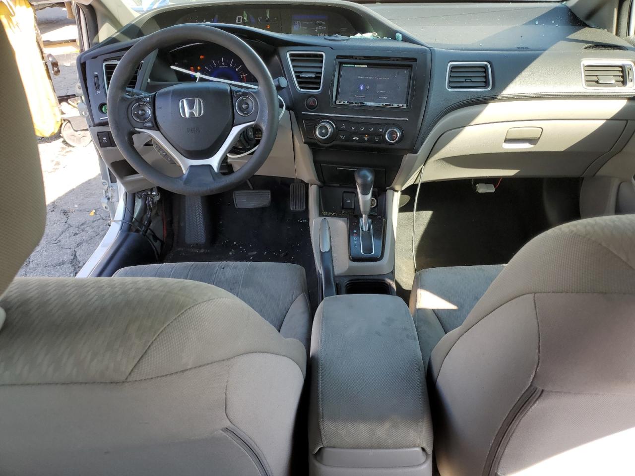 2015 Honda Civic VIN 19XFB2F59FE269973 Copart auction photo, side damage thumbnail 8