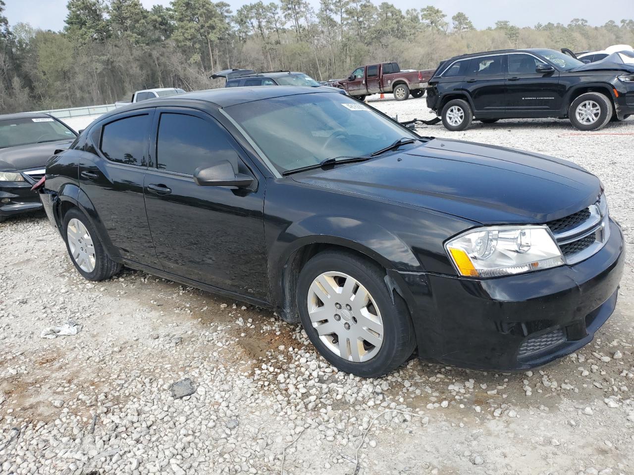 2014 Dodge Avenger VIN 1C3CDZAB5EN195873 Copart auction photo, rear end / minor dent/scratches damage thumbnail 4