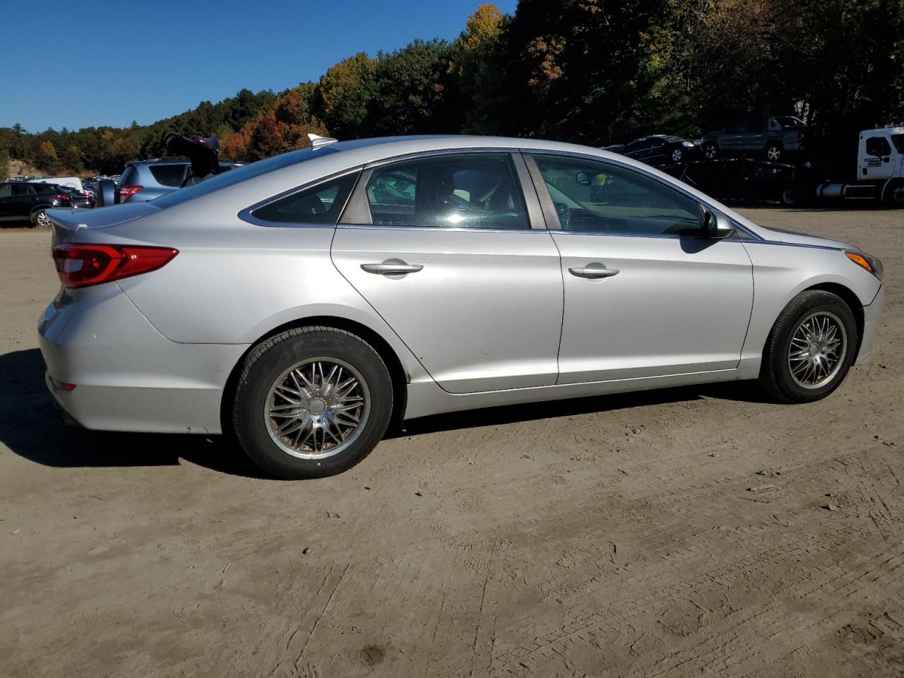 2015 Hyundai Sonata VIN 5NPE24AF6FH001613 Copart auction photo, front end damage thumbnail 3