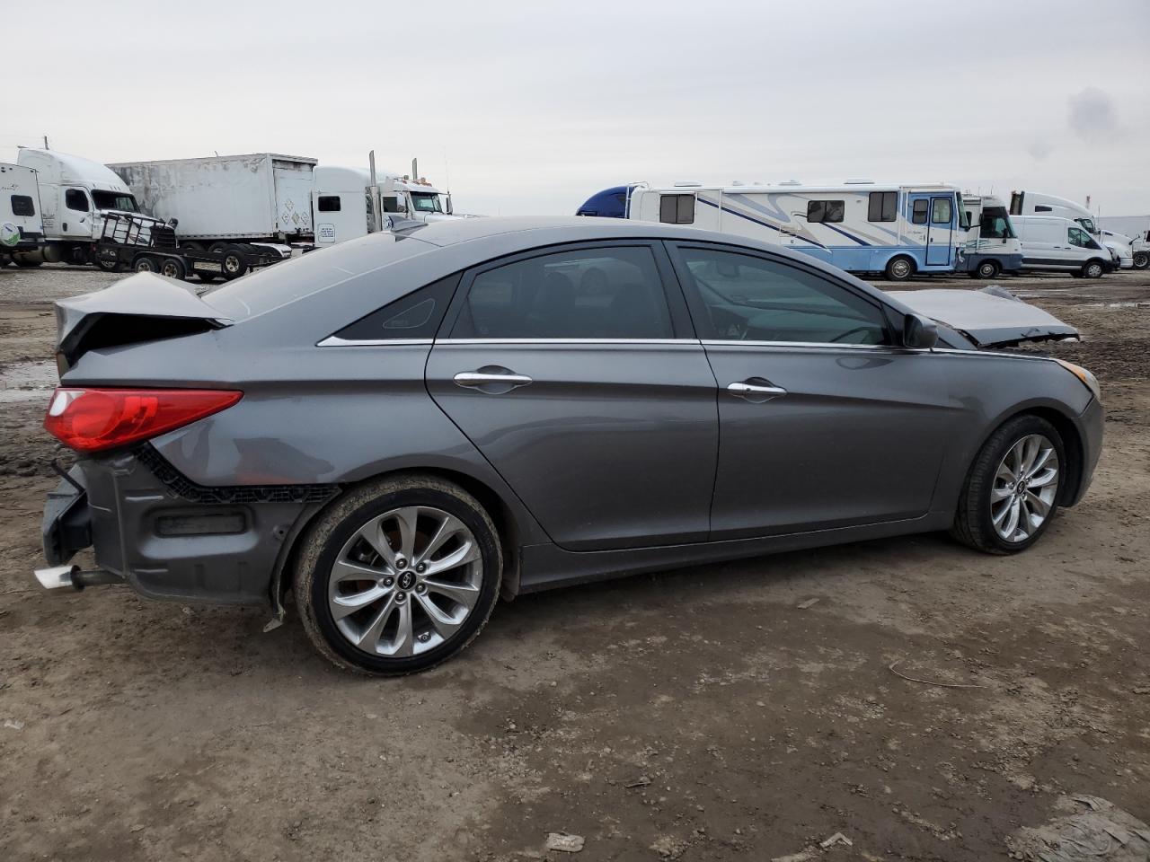 2012 Hyundai Sonata VIN 5NPEC4AC7CH385898 Copart auction photo, rear end / front end damage thumbnail 3