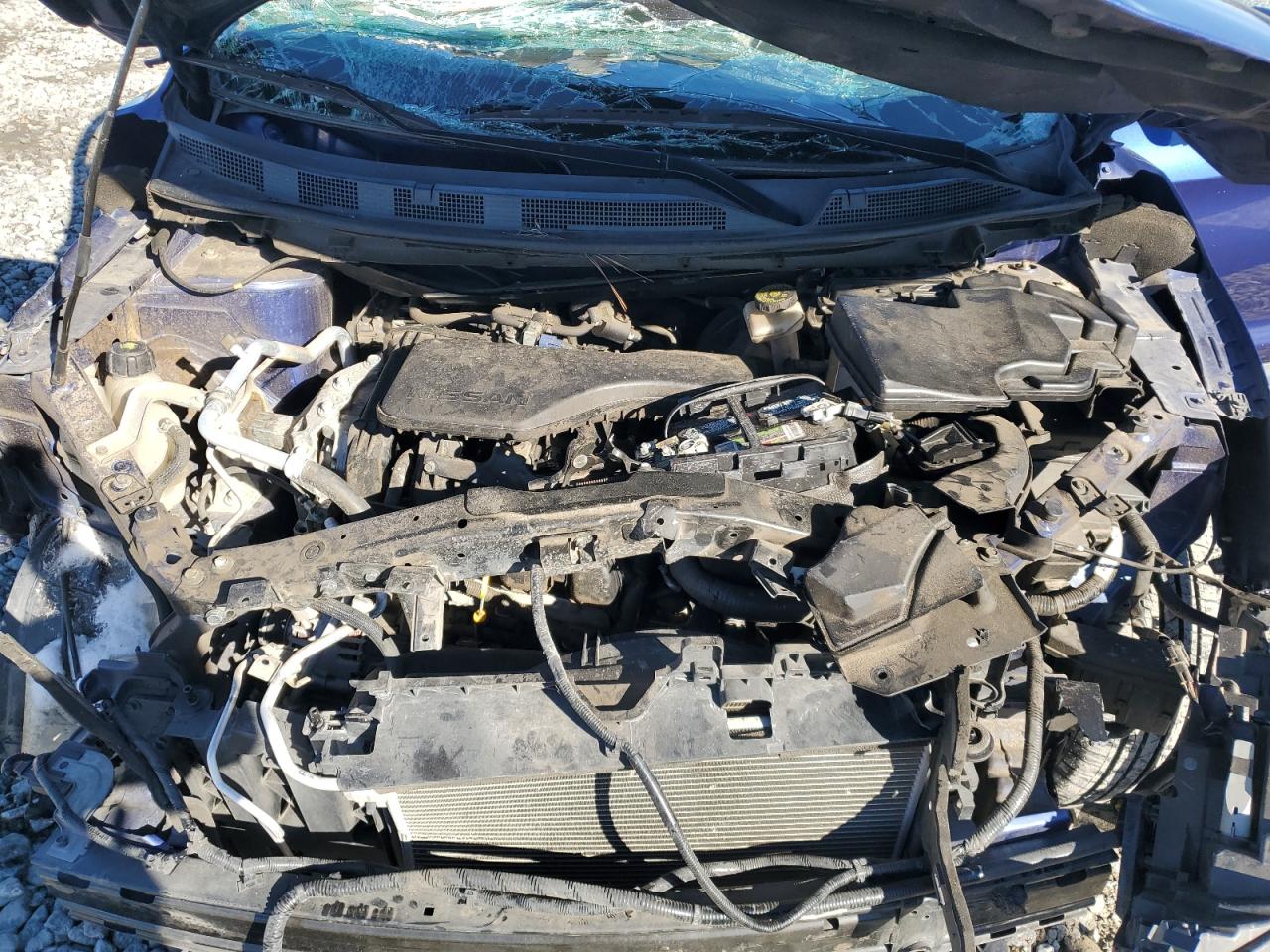 2017 Nissan Rogue VIN JN1BJ1CP1HW010424 Copart auction photo, front end / side damage thumbnail 12