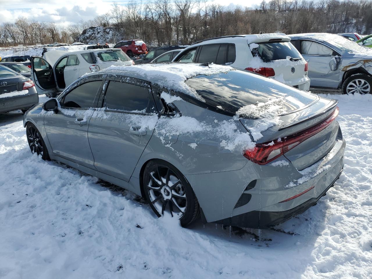 2022 KIA K5 VIN 5XXG64J27NG131193 Copart auction photo, front end / minor dent/scratches damage thumbnail 2