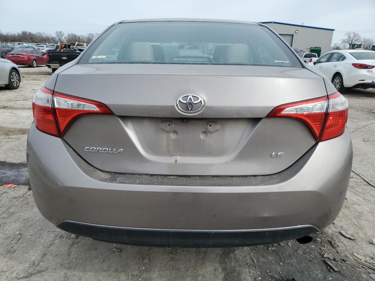 2015 Toyota Corolla VIN 5YFBURHE1FP337485 Copart auction photo, front end / minor dent/scratches damage thumbnail 6