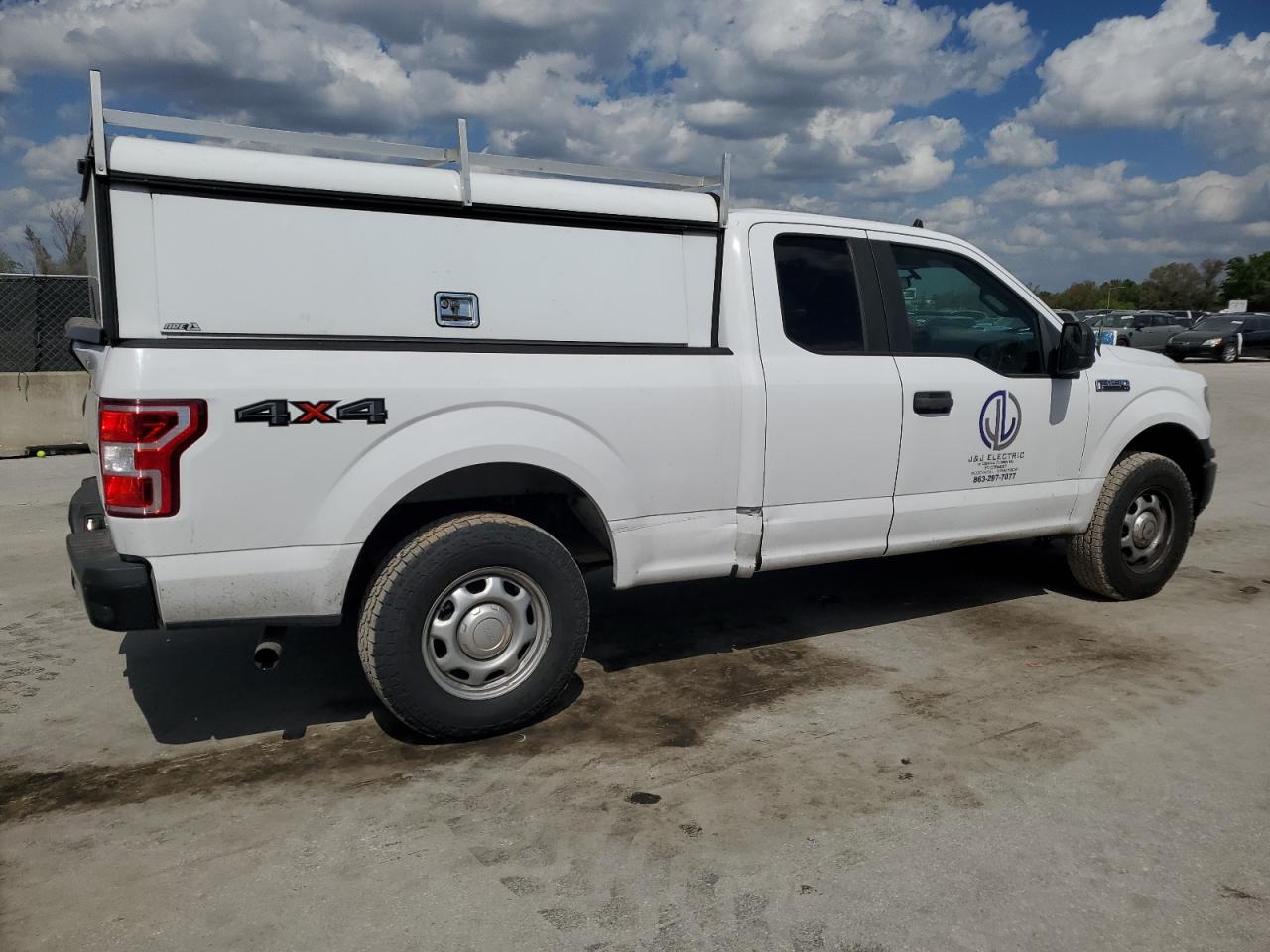 2020 Ford F-150 VIN 1FTFX1E4XLKE08702 Copart auction photo, rear end / minor dent/scratches damage thumbnail 3