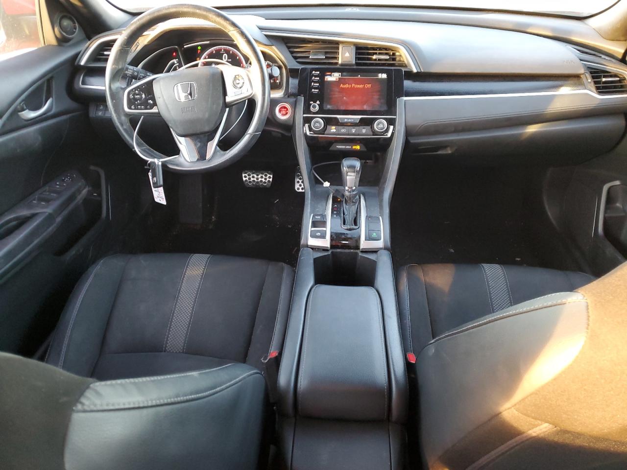 2019 Honda Civic VIN 2HGFC2F80KH603363 Copart auction photo, rear end damage thumbnail 8