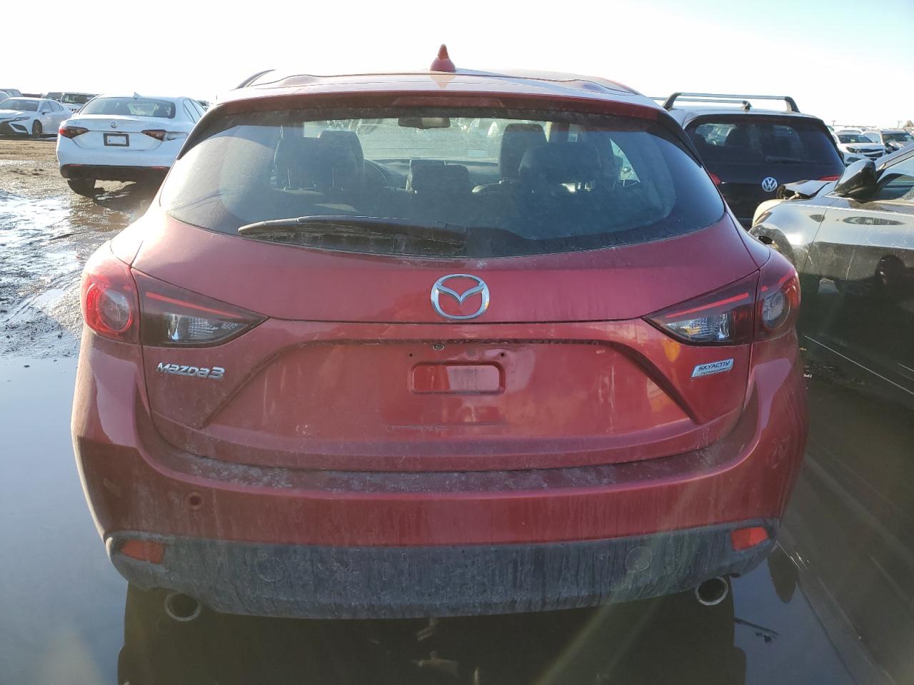 2016 Mazda 3 VIN 3MZBM1N70GM256989 Copart auction photo, side damage thumbnail 6