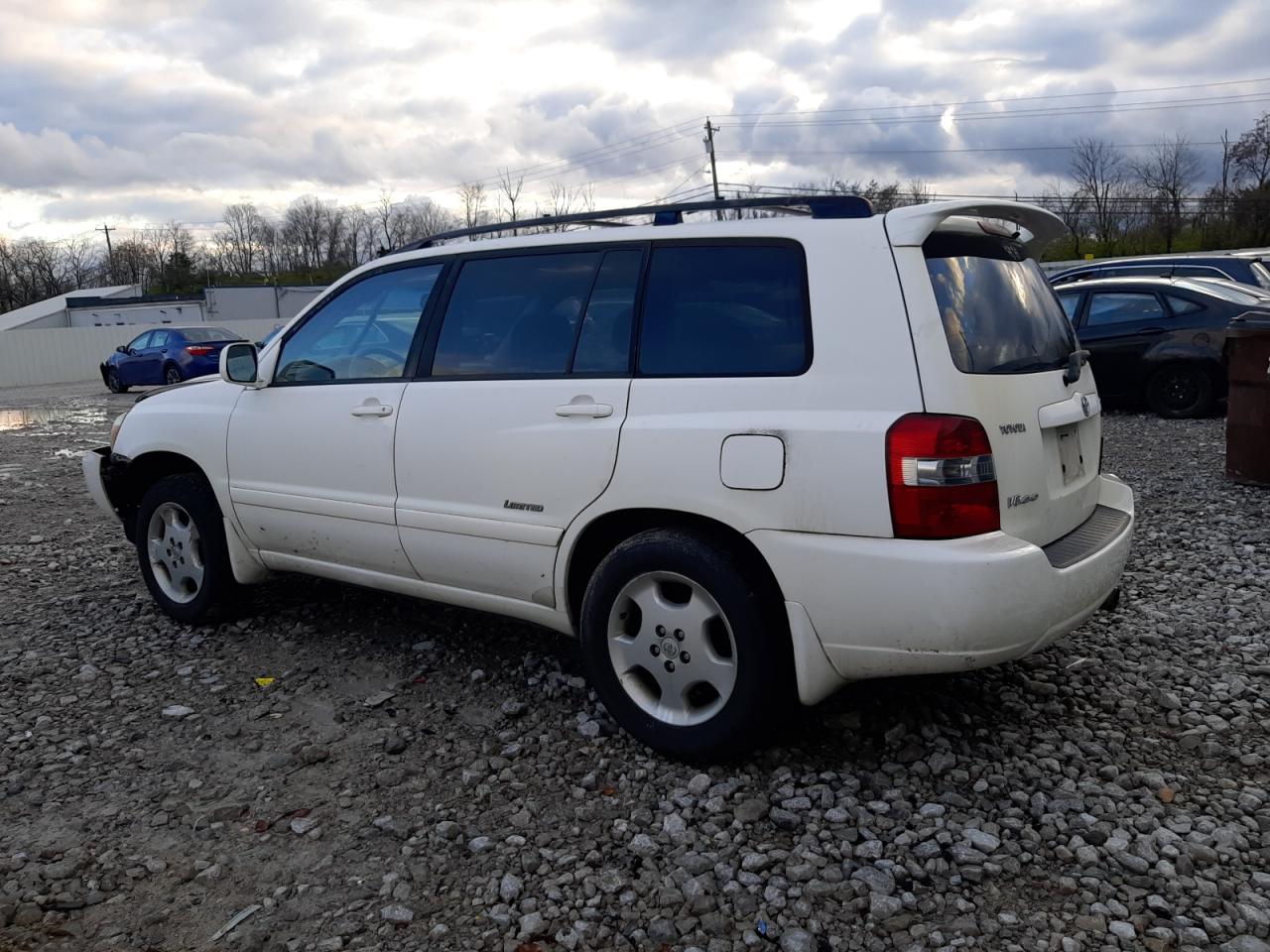2007 Toyota Highlander VIN JTEEP21A770214820 Copart auction photo, rollover damage thumbnail 2