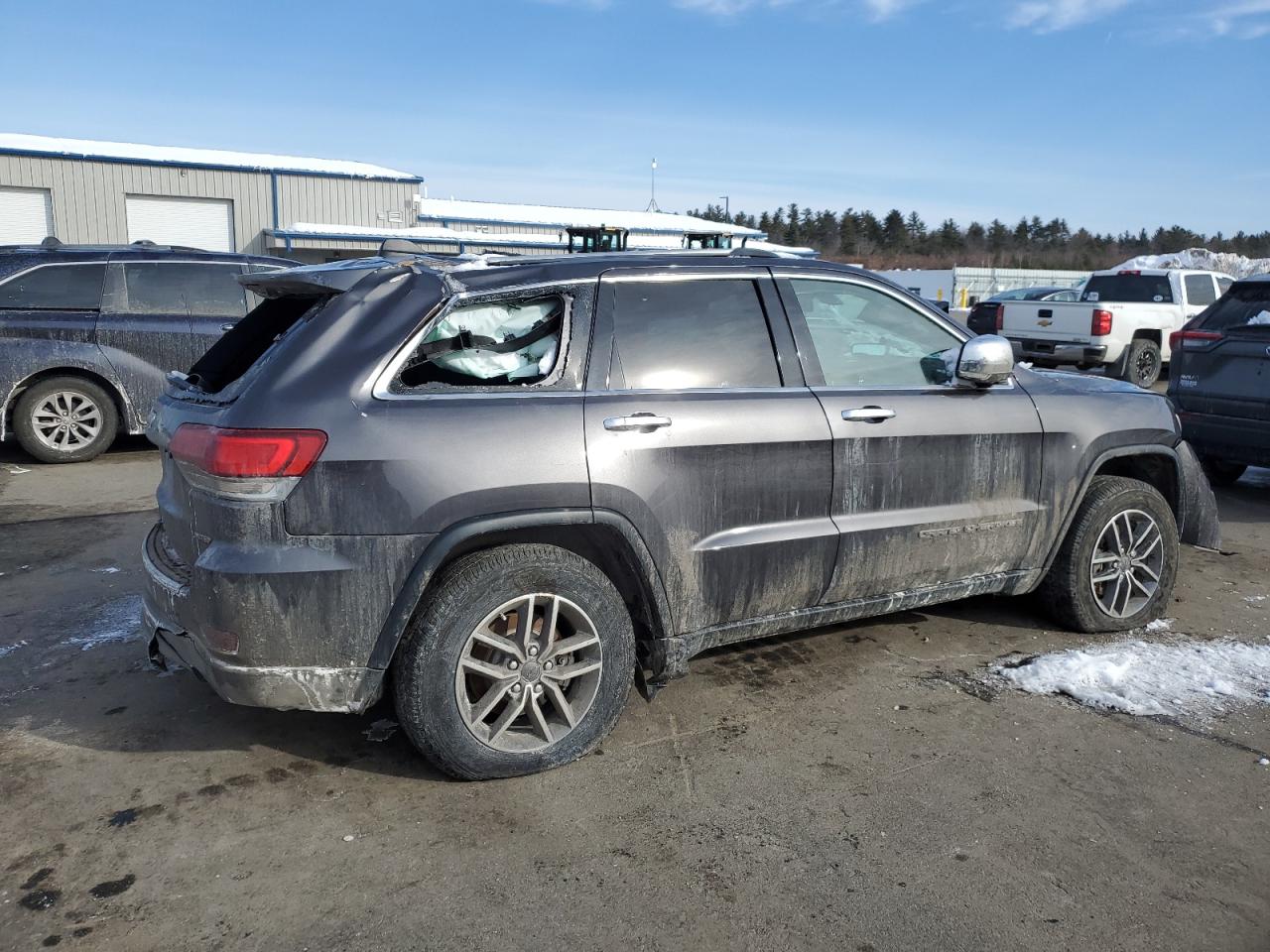 2020 Jeep Grand Cherokee VIN 1C4RJFBG8LC194040 Copart auction photo, rollover / all over damage thumbnail 3