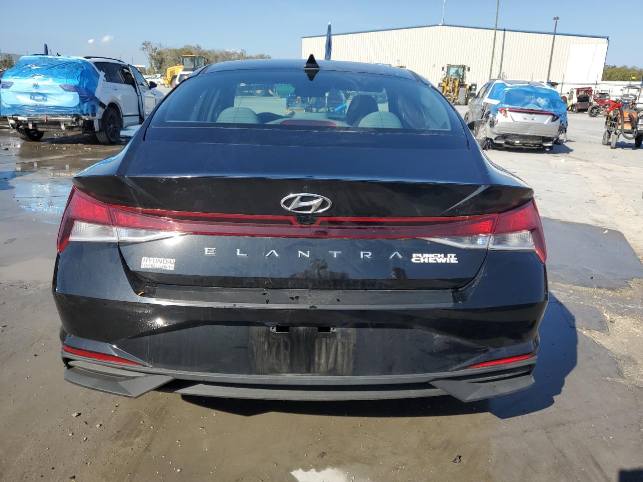2023 Hyundai Elantra VIN 5NPLS4AG4PH098389 Copart auction photo, front end damage thumbnail 6