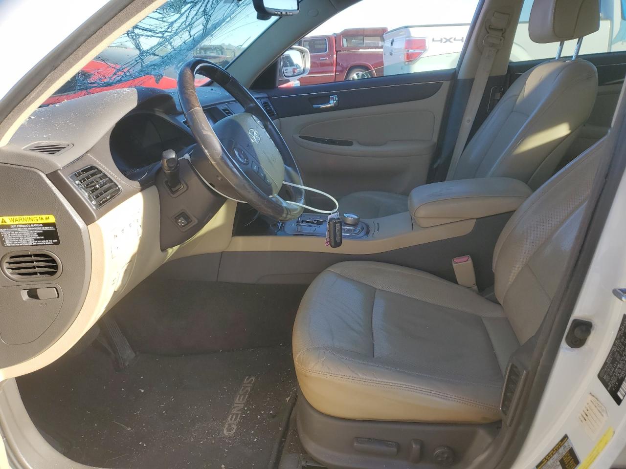 2010 Hyundai Genesis VIN KMHGC4DF0AU109673 Copart auction photo, top/roof damage thumbnail 7