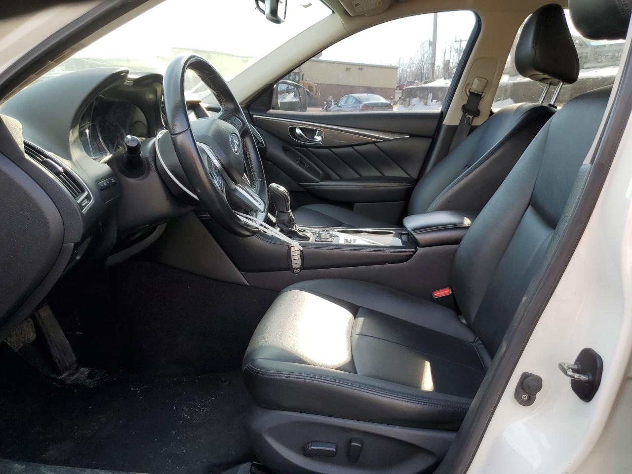 2019 Infiniti Q50 VIN JN1CV7AR8KM350026 Copart auction photo, front end / minor dent/scratches damage thumbnail 7