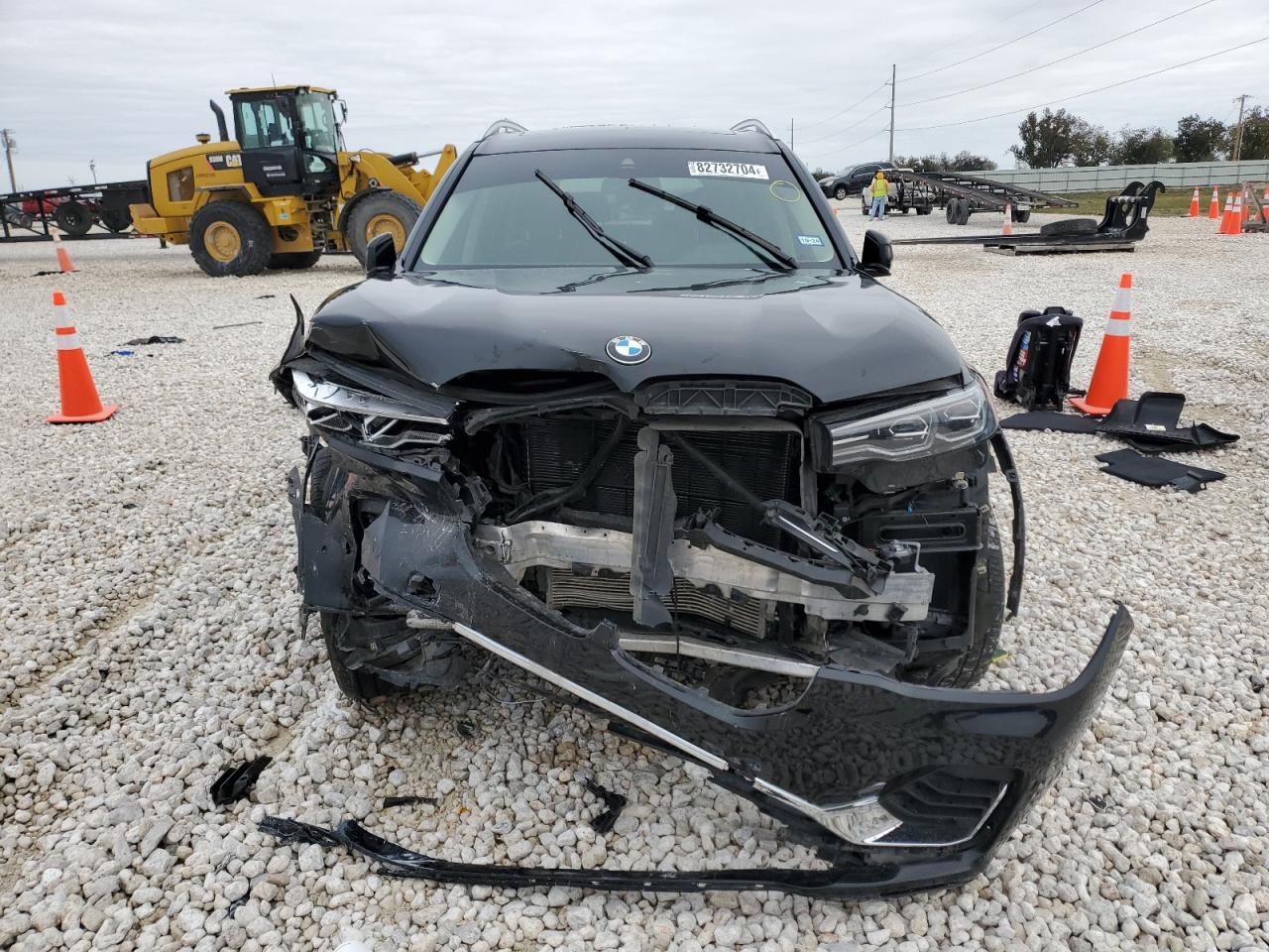 2021 BMW X7 VIN 5UXCW2C02M9D92985 Copart auction photo, front end damage thumbnail 5
