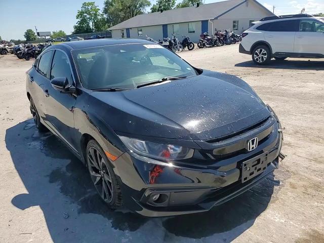 2020 Honda Civic VIN 2HGFC2F81LH503936 Copart auction photo, all over damage thumbnail 11