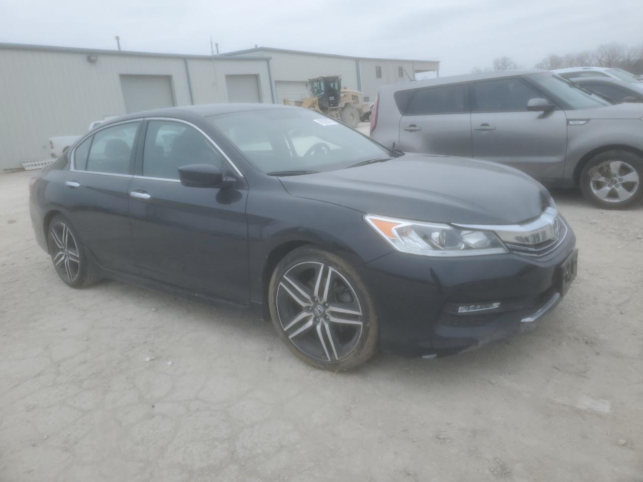 2017 Honda Accord VIN 1HGCR2F53HA128712 Copart auction photo, side damage thumbnail 4