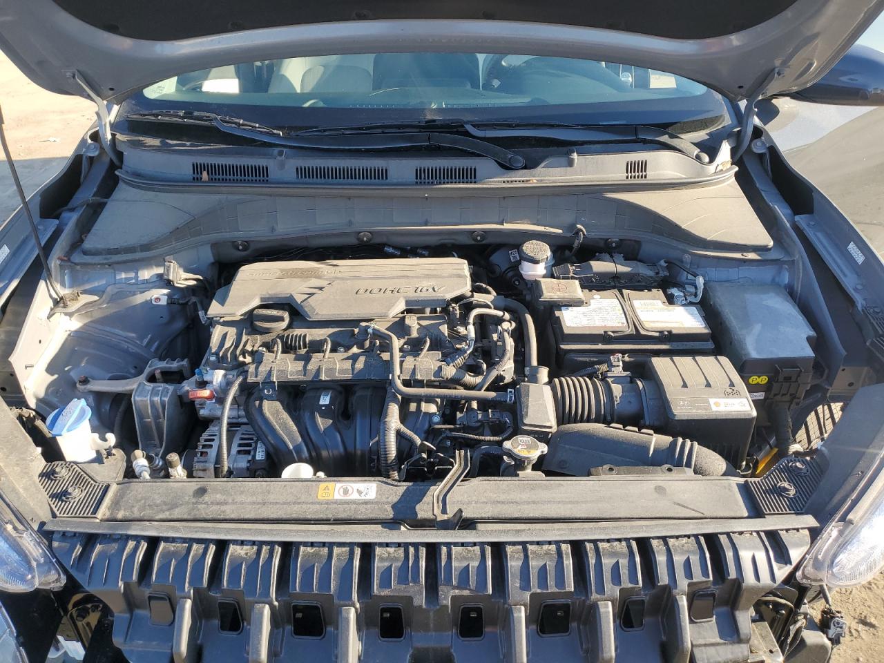 2023 Hyundai Kona VIN KM8K6CABXPU026161 Copart auction photo, front end / side damage thumbnail 11