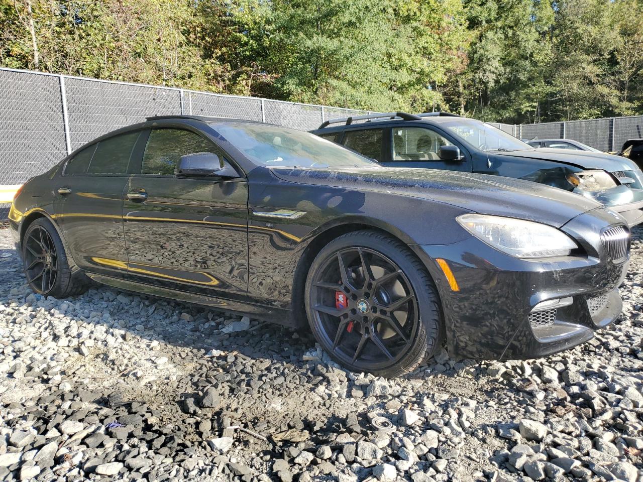 2014 BMW 6er VIN WBA6B4C54ED371520 Copart auction photo, front end damage thumbnail 4