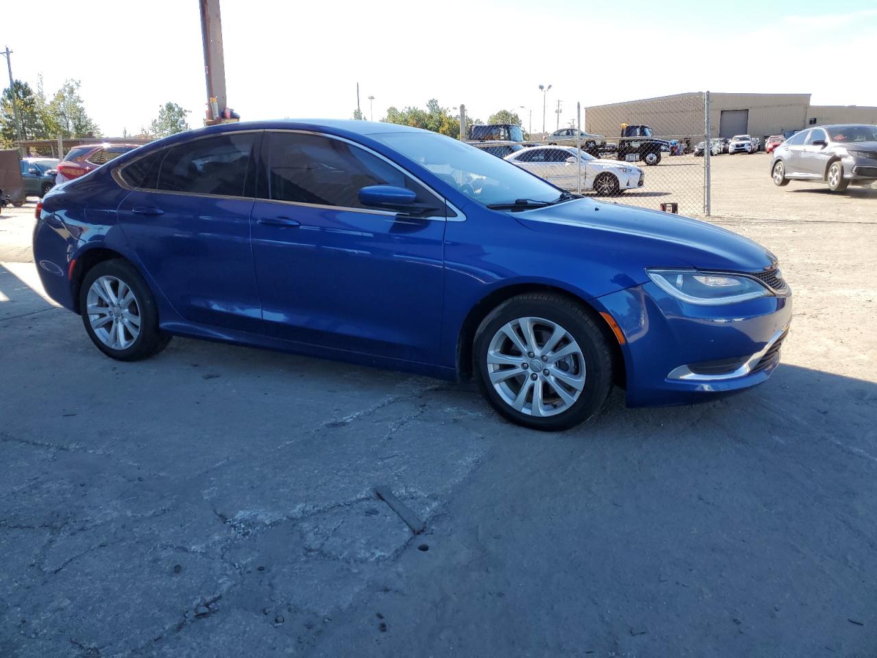 2017 Chrysler 200 VIN 1C3CCCAB8HN508547 Copart auction photo, side damage thumbnail 4
