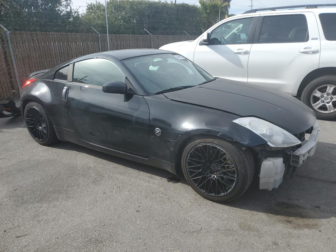 2006 Nissan 350Z VIN JN1AZ34D66M300770 Copart auction photo, front end / side damage thumbnail 4