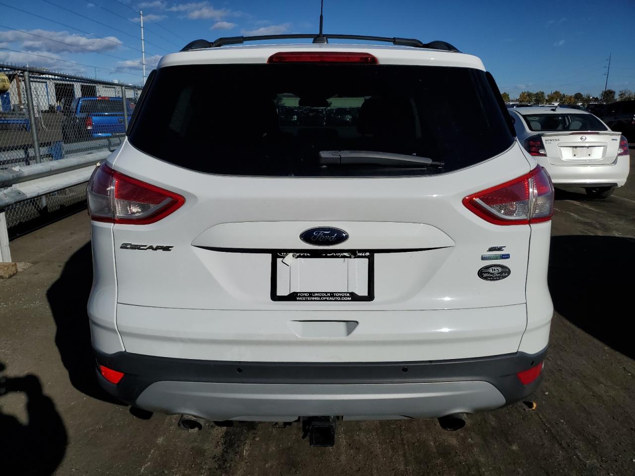 2014 Ford Escape VIN 1FMCU9G99EUB30560 Copart auction photo, front end / side damage thumbnail 6