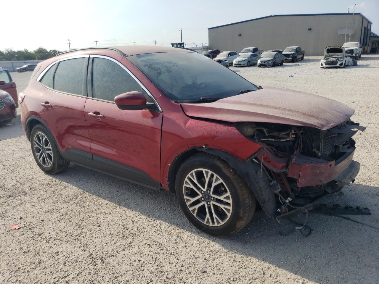 2020 Ford Escape VIN 1FMCU0H65LUB66372 Copart auction photo, front end / minor dent/scratches damage thumbnail 4