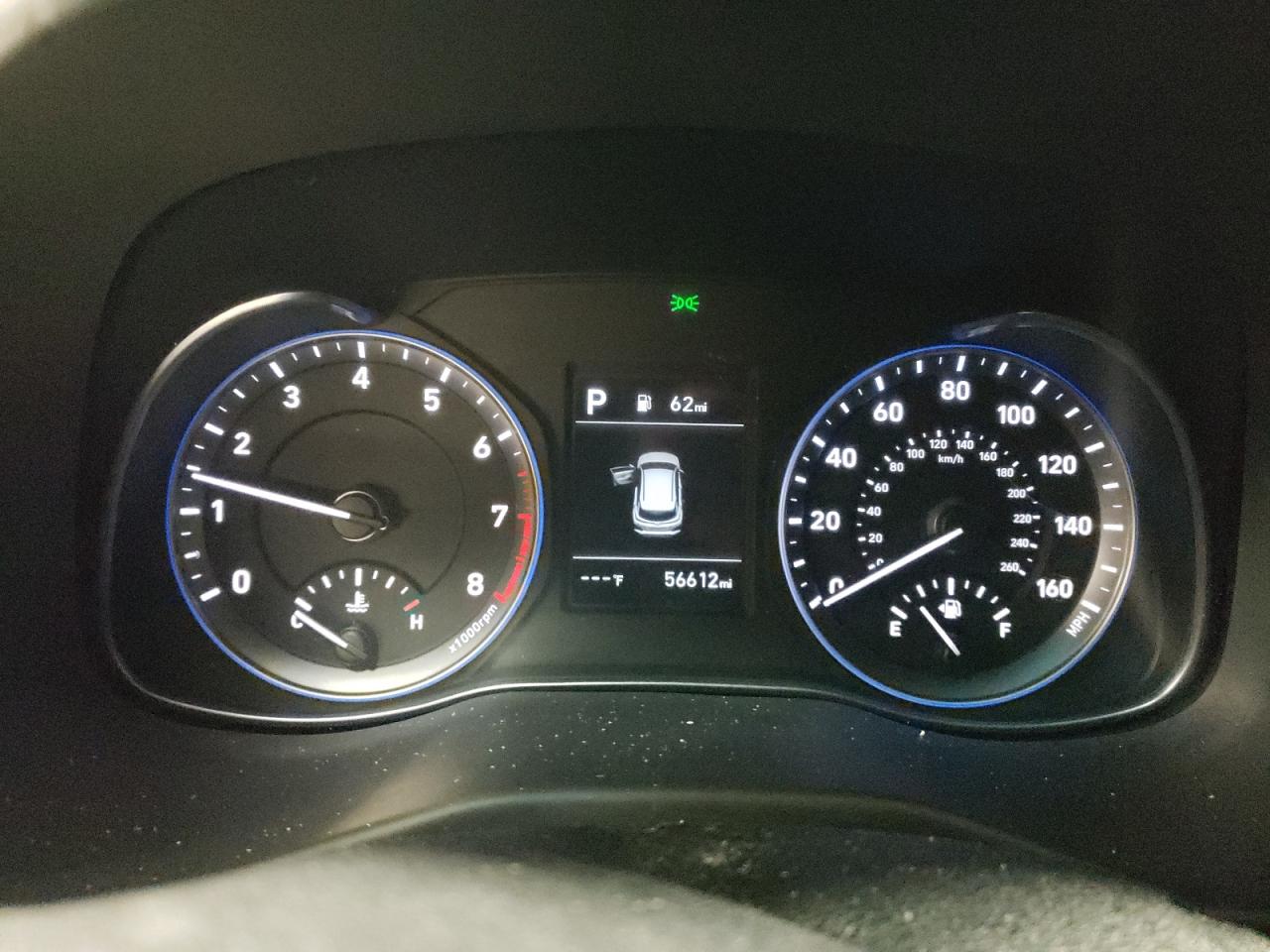 2021 Hyundai Kona VIN KM8K22AA4MU614050 Copart auction photo, front end damage thumbnail 9