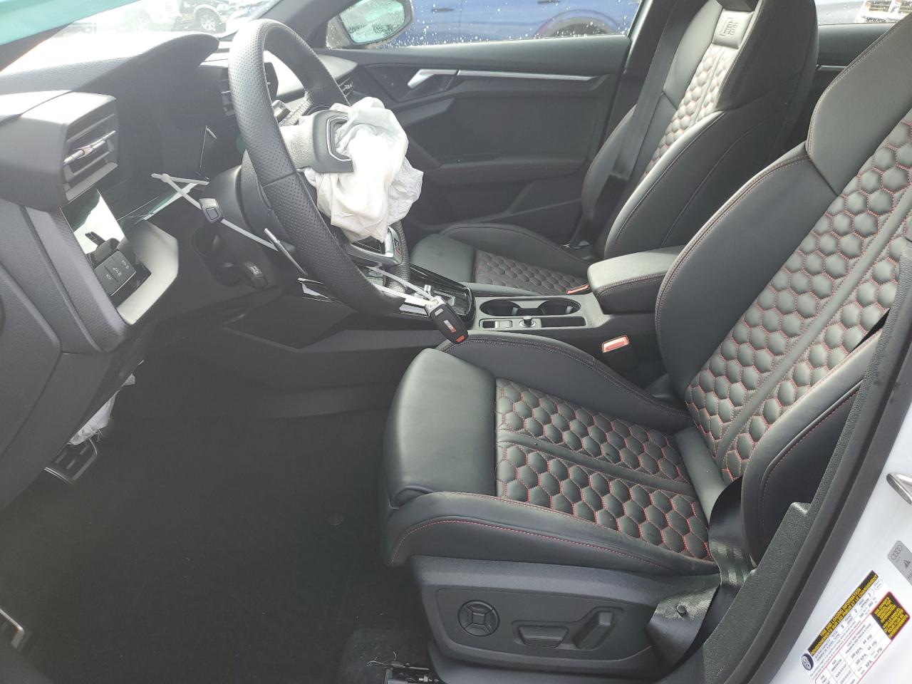 2024 Audi RS3 VIN WUAG4DGY1RA907629 Copart auction photo, front end / side damage thumbnail 7